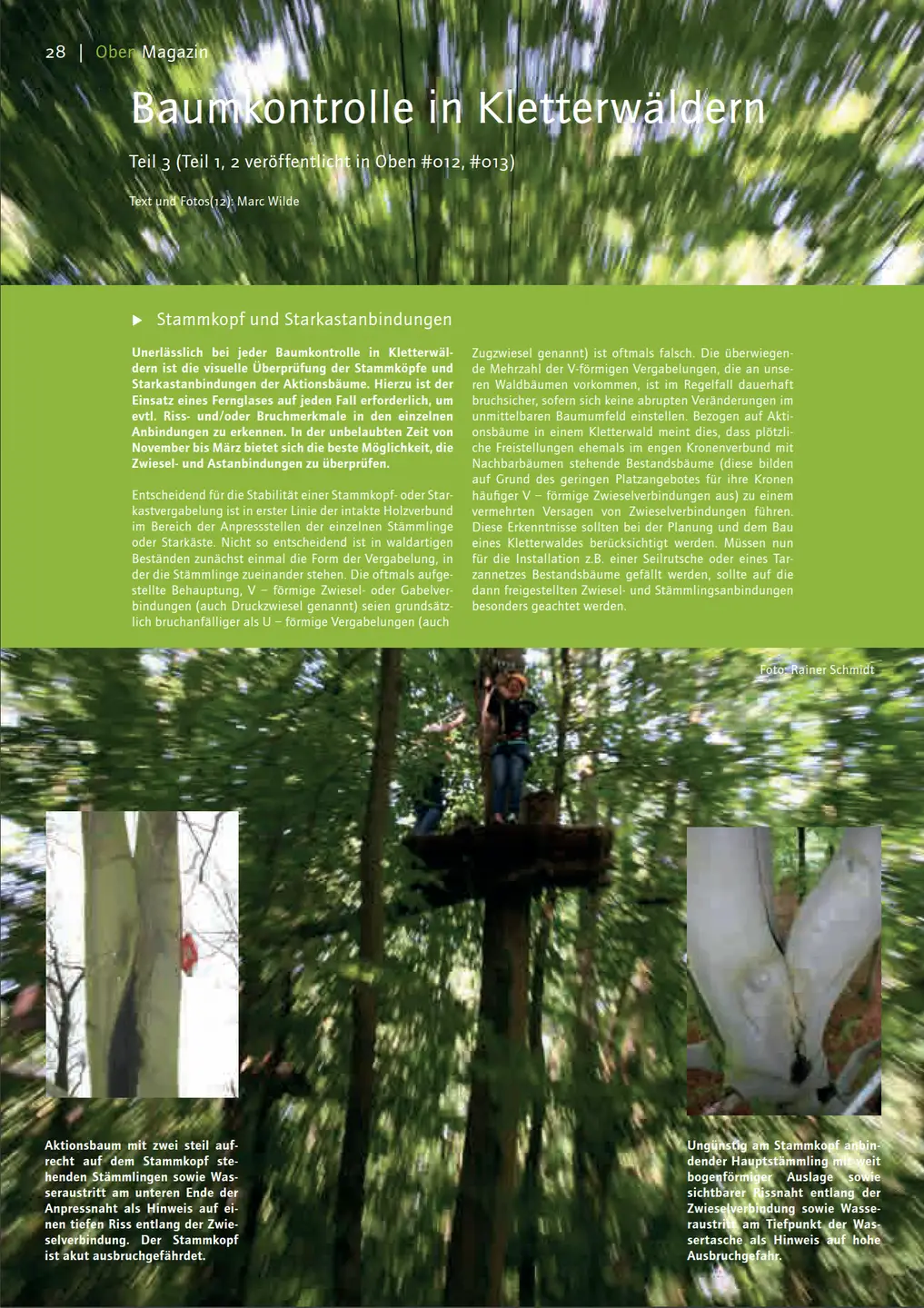 Ansicht des PDF Artikel aus dem Magazin OBEN